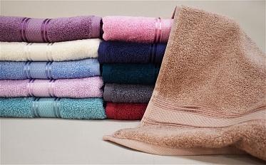 Полотенце махровое Luxor 30х60 розовый диз. Антика