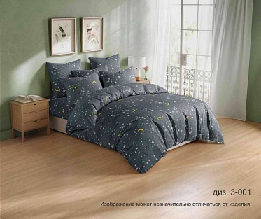 КПБ 1,5 сп. Бязь диз. 3-001 (N)