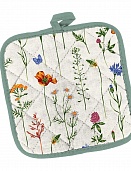 Прихватка рогожка 18х18 Vse DOMA  рис.60286-1 Полевые цветы