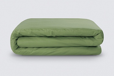 Пододеяльник из сатина Моноспейс Ecotex 1,5 спальный зеленый