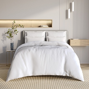 Лилия постельное бельё из страйп-сатина Ecotex евро