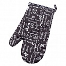 Прихватка-рукавица Правила Кухни 17*30 горький шоколад