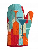 Прихватка-рукавица рогожка  18х28 Vse DOMA рис.60243-1 Банкет