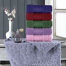 Полотенце махровое Luxor 50х90   розовый диз.Коаст