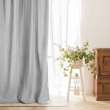 Штора 165/280 Home$Style рогожка Пепельно-серый 