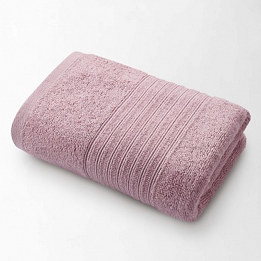 Полотенце махровое Релакс Ecotex 70*140 пудровое