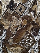 JF-168 покрывало гобеленовое многоцветное Акварель 150х200