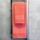 Полотенце махровое Мурашки Он и Она 50*80 грейпфрут