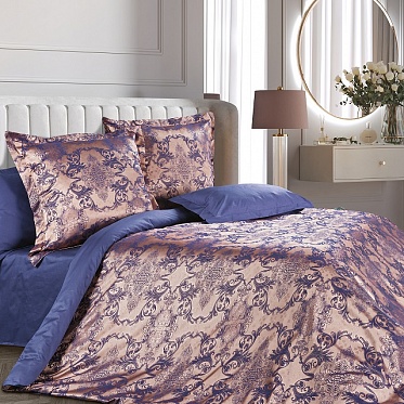 Земфира постельное бельё из сатин-жаккарда Estetica Ecotex семейное