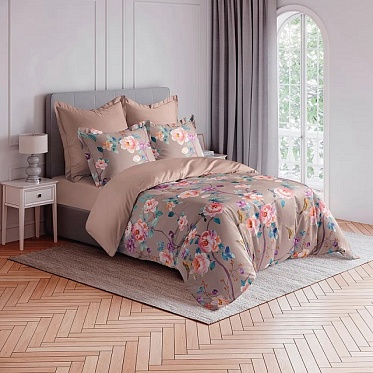 BR-5 постельное белье из сатина Сайлид семейное