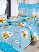 C-25 детское постельное белье из поплина Сайлид 1,5 спальное, наволочка 50*70