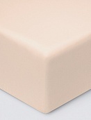 Простыня из сатина Моноспейс Ecotex 1,5 спальная пудровая 