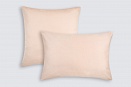 Наволочки из сатина Моноспейс Ecotex 2шт. 70*70 пудровый