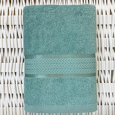 Полотенце махровое Амур Он и Она 40*65 ментоловый