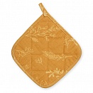 "Прихватка рогожка 20х20 ""Радушная хозяйка"" (Ботаника охра)"