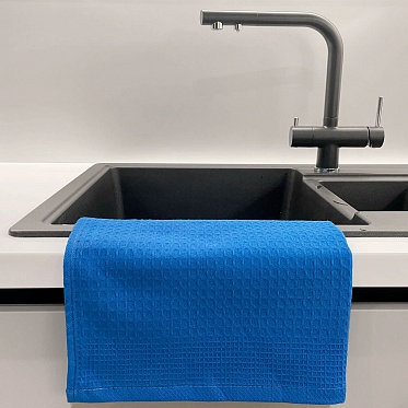 Деметра полотенце вафельное  40х60 лагуна