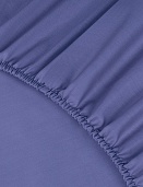 Простыня на резинке Моноспейс Ecotex 90*200*23 синяя