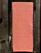 Полотенце махровое Флора Он и Она 50*80 персиковое эхо