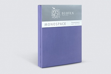 Пододеяльник из сатина Моноспейс Ecotex евро  синий