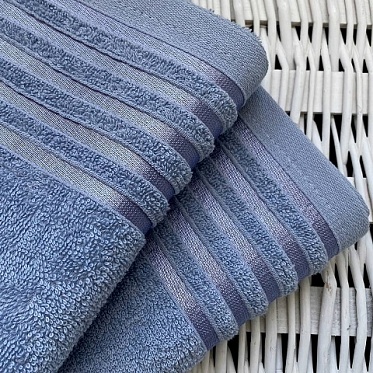 Полотенце махровое Гармония Он и Она 30*30 гиацинтовый