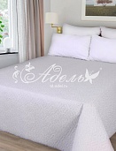 Серебряный плес покрывало у/степ жаккард Аделис 180х200