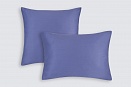 Наволочки из сатина Моноспейс Ecotex 2шт. 70*70 синий