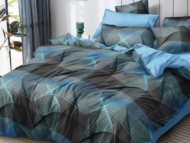 КПБ 1,5 сп.  Поплин F 76016 A/B (N)