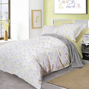 BL-35 постельное белье из сатина СайлиД 1,5 спальное