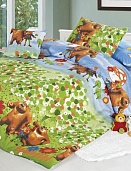 C-58 детское постельное белье из поплина Сайлид 1,5 спальное, наволочка 50*70