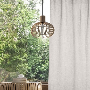 Штора 165/280 Home$Style рогожка Экрю