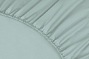 Простыня на резинке Моноспейс Ecotex 200*200*23 нежно-голубая