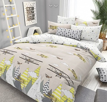 КПБ 1,5 сп. поплин тинейджер Бояртекс Авиа