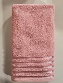 Полотенце махровое Гармония Он и Она 30*30 дымчатая-роза