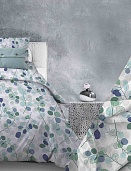 288 Эвкалипт, синий постельное белье из бязи Бояртекс 1,5 спальное