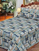 JF-370 покрывало гобеленовое многоцветное Акварель 150х200