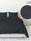 19-4006 Черный постельное белье креп-жатка гл/кр Бояртекс 1,5 спальное
