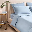 Пододеяльник из сатина Моноспейс Ecotex 1,5 спальный голубой