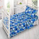 Футбол 737040 постельное бельё в кроватку из поплина Ночь Нежна