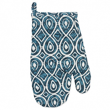 Орнамент белый прихватка-рукавичка Радушная Хозяйка 17*30