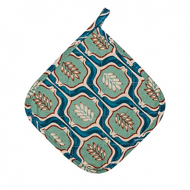 "Прихватка рогожка 20х20 ""Радушная хозяйка"" Листья"