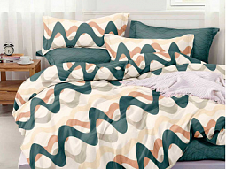 10587 A/B постельное бельё из поплина Luxor Бояртекс 1,5 спальное