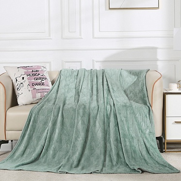 "Плед ""Амели"" 150х200, велсофт (Ментол)"