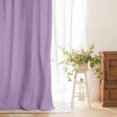 Штора 165/280 Home$Style рогожка Лаванда 