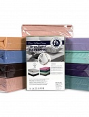 Простыня на резинке трикотажная СВС 180*200*20 бирюзовый