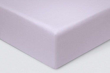Простыня из сатина Моноспейс Ecotex евро  сиреневая