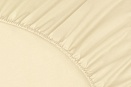 Простыня на резинке Моноспейс Ecotex 160*200*23 ванильная