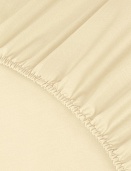 Простыня на резинке Моноспейс Ecotex 160*200*23 ванильная