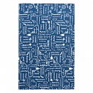 "Полотенце декоративное рогожка 35х60 ""Правила кухни"" Индиго ПК"