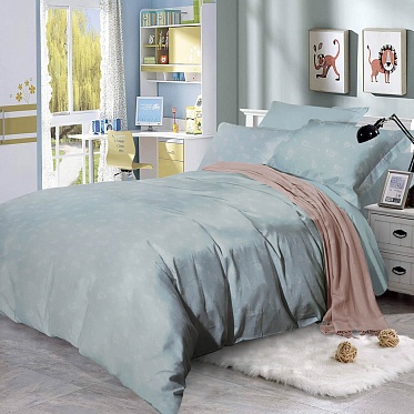 BL-29 постельное белье из сатина СайлиД 1,5 спальное