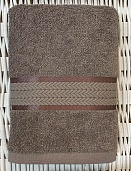 Полотенце махровое Амур Он и Она 40*65 королевский песок